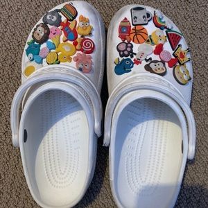 Women's White Crocs
